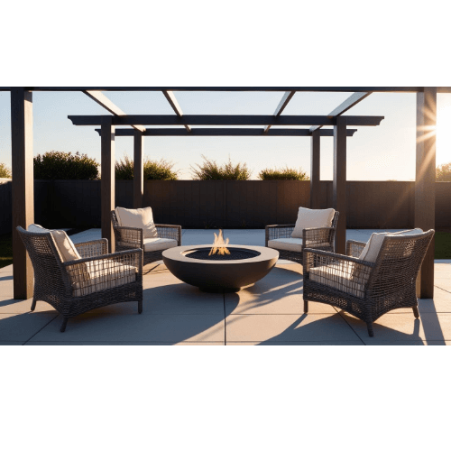 Prism Hardscapes Moderno 8 | 39" Concrete Fire Bowl